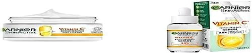 Garnier Vitamin C Brightening Day Cream 50ml, Face Moisturiser to Nourish Skin, Smooth Lines & Boost Glow, With Vitamin C and Super Citrus For Radiant
