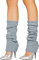 Blinghomedecor Ladies Bright Neon 80s Leg Warmers | Extra Soft Stylish Dance Ice Skating Fancy Dress Leg Accessories (Grey), One Size