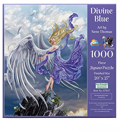 SUNSOUT INC - 1000 Teile Puzzle vom Künstler Nene Thomas - fertige Größe 50,8 x 68,6 cm Fantasy - MPN # 67807
