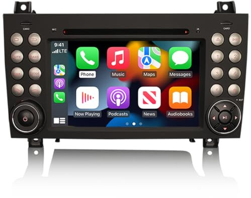 Arch Kern Android 14 Autoradio Navi für Mercedes-Benz SLK Class R171 W171 Carplay IPS DSP Bluetooth Hnde frei WiFi SWC DAB+ GPS SatNav DVR