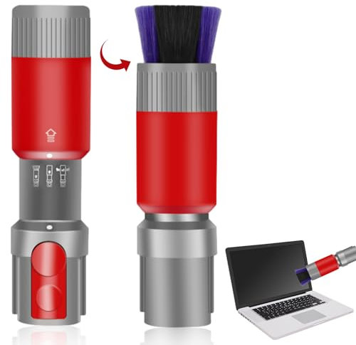 Dyson V15 V12 V11 V10 V8 V7 Traceless Dust Brush, Soft Bristle Self-Cleaning Dusting Brush Head Replacement