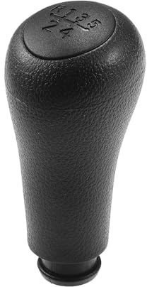 A ABSOPRO 6-Gang-Schaltknauf Für VW Transporter T4 90-03 1pc | Schwarz, Kunststoff, Für VW Vento 1991-1998, Für VW Golf MK3 1991-1998, Lochdurchmesser 14 mm, 9,4 X 4,2 cm (H*B)
