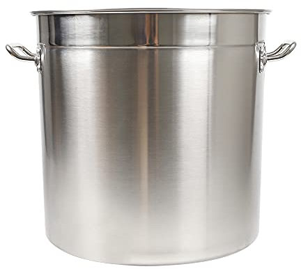 TuliperMood Casserole universelle en acier inoxydable pour hôtel 50 l avec couvercle