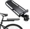 Elepl Gepäckträger Mountainbike Aluminiumlegierung Maximalbelastung 10 KG Fahrrad Gepäckträger Schwarz Hinten Verstellbar Gepäckträger Fahrrad Schnelle Montage für Cargotasche