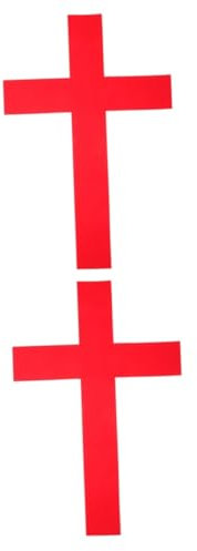 HAPINARY 2stücke Wall Art Kreuz Wandtattoo Kreuz Aufkleber Für Dekoration Kirchen Hause Elegante Wanddeko Für Feste Und Anlässe