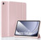 SZPSGC Custodia per Samsung Galaxy Tab A9+/A9 Plus 2023 (SM-X210/X216/X218 11 pollici, completamente nuova, in pelle PU, tripla piega, con funzione di supporto doppio angolo (rosa)