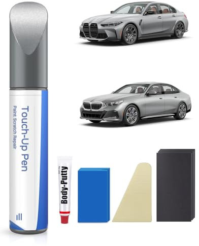 354 TitanSilber Metallic Lackstift Kit für BMW 3/5 Series – Exakte Übereinstimmung für Chips und Kratzer