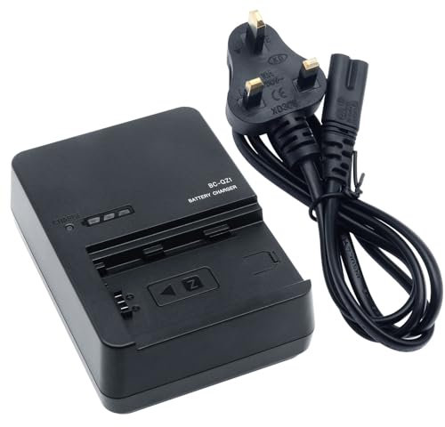 BC-QZ1 Battery Charger Compatible with NP-FZ100 Battery for Sony ZV-E10 II Alpha 9 9R 9S A9 II A9 III ZV-E1 A6600 A6700 A7III A7RIII A7R IV A7S III A7C A7R3 Digital Cameras Power Supply
