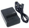 BC-QZ1 Battery Charger Compatible with NP-FZ100 Battery for Sony ZV-E10 II Alpha 9 9R 9S A9 II A9 III ZV-E1 A6600 A6700 A7III A7RIII A7R IV A7S III A7C A7R3 Digital Cameras Power Supply