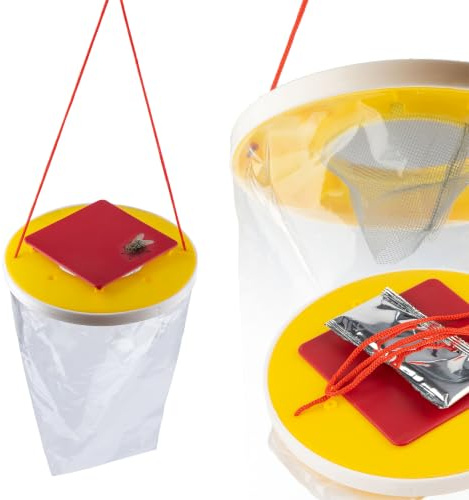 BEGRIS® Fluegenfalle Fliegenfänger stall, Garage Pferdefliege, Insektenfalle Fliegenfänger zum aufhängen XXL Insektenköder Hängefalle Insektenbekämpfung