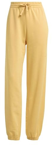 adidas Women's All SZN French Terry Loose Pants, Semi Ice Tangerine, M