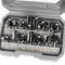 MNA Router Bits Set of 15 Pieces 1/4 Inch Shank, Tungsten Carbide 1/4 Router Bit Pro Kit, DIY Woodwork Tools, Carrying Case