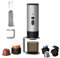 Générique Machine a Cafe Portable 3 en 1, Machine à Café Multi Capsules Avec Écran LED et Type-C, Chauffage Auto en 5-8 Minutes, Pour Camping, Bureau (Gris (avec support et sac en velours))