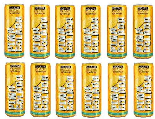 12 Dosen Cocktail Plant Vaihinger Pina Colada 10,1% Vol. Cocktail ready to drink a 250ml inc. EINWEG Pfand - [Enthält Sulfite] + Space Riegel von Onlineshop Bormann