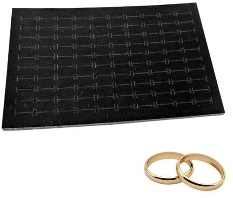Whispern Cloud Jewelry Sponge Pad Insert Black Ring Earring Display Tray Foam Pad Jewelry Holder for Display Retail Showcase Box
