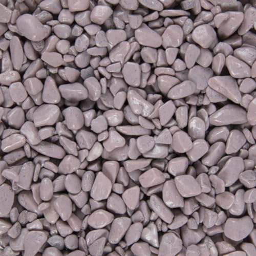 Eurosand 2.0 GmbH Aquarienkies Pink 5–12 mm – 1 kg Farbiger Dekokies für Aquarium – Bodengrund für Aquascaping