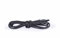 Kaps Leather Laces, lacets de bottes en cuir de qualité 100% véritable, fabriqués en Europe (120cm - 48 pouces - 6 à 8 paires d'oeillets / 91 - Noir)