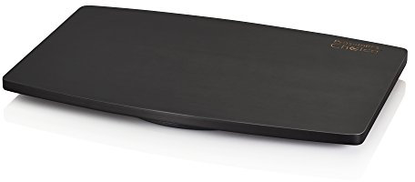 Prosumer's Choice Natural Bamboo TV Soporte Giratorio para TV, Base Negra de 21 Pulgadas