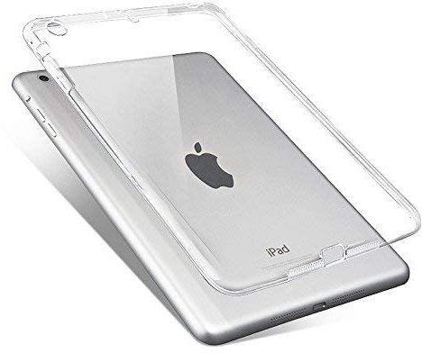 Copmob - Carcasa para iPad Mini 1/2/3, Ultrafina con Purpurina Suave TPU de Silicona, Agarre Anti-traza, Flexible, Carcasa para Apple iPad Mini 1/2/3, Funda Protectora Transparente