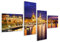 Bild Bilder auf Leinwand Dresden Deutschland innerstädtische Skyline an der Elbe Wandbild Poster Leinwandbild SVM
