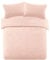 Brentfords Teddy Fleece Duvet Set King Size, Pink Fluffy Duvet Set Winter Christmas Bedding King Size Fluffy Fleece Ultra Soft Warm Covers with Pillowcases