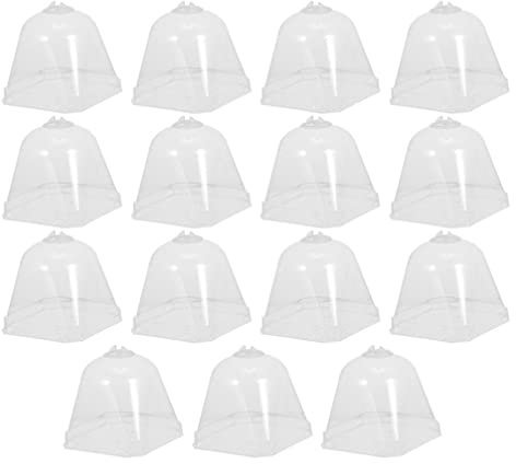15 Pièces Jardin Cloche en Plastique Couverture Végétale Cloche Mini- Plante Au Gel Garde Protection Contre Le Gel pour Fruits Légumes