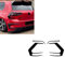 TYSLSQ Heckstoßstange Spoiler Splitter Canard Lampe Licht Trim Für VW Golf 7 GTI R GTD 2012-2015