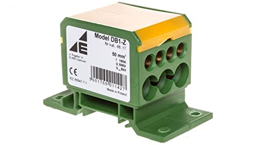 Verteilerblock 2x4-50mm2 + 3x2,5-25mm2 + 4x2,5-16mm2 gelb-grün DB1-Z 48.17 elektro-plast Spatel 5901769011427