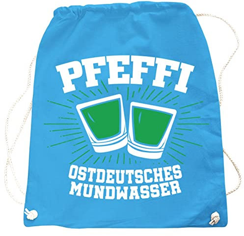 Rucksack Tasche Beutel Pfefferminz Ostdeutsches Mundwasser DDR in vielen Farben
