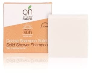 Officina Naturae | Onsun Doccia Shampoo Solido Doposole e Antisale con Avena Biologica, Effetto Lenitivo e Rinfrescante, per la Cura dei Capelli e della Pelle, 50g