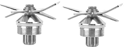 Herold 2X Messer für Mixer, Ersatzmesser für 6-Blatt Entsafter, Mixer Teile für Mixer