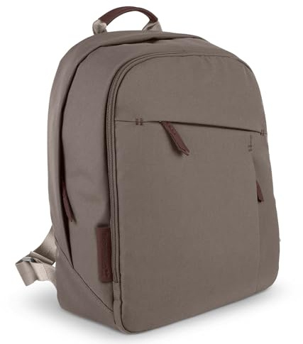 UPPAbaby Changing Backpack – Theo/Dark Taupe – Stylish Diaper Bag with Insulated Bottle Case, Changing Pad & Multiple Compartments – Water-Resistant Baby Bag