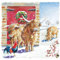 Weihnachtskarten mit Tiermotiven fir Wohltitigkeitsorganisationen und Neujahrskarten i Packung mit 6 Weihnachtskarten (Hochlandrinder im Schnee)