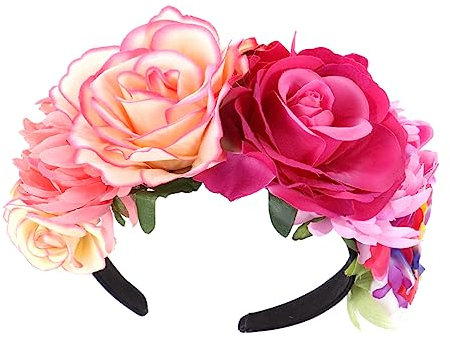 Cerchietti Bambina Ragazza Fiori Sposa Rosa