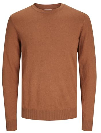 JACK & JONES Strickpullover Herren, Mocha Bisque, S