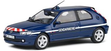 Solido Modellauto Maßstab 1:43 Peugeot 306 S16 Gendarm