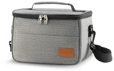 BESCH Bolsa Termica Porta Alimentos 6L, Bolsa Isotermica Impermeable para Comida, Bebidas - Nevera Termica para Playa, Picinic, Camping, Trabajo