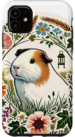 Custodia per iPhone 11 Cavia illustrazione carino cavie