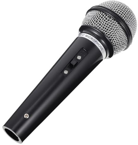Prop Microphone - Pretend Microphone | Fake Microphone Prop Performance Model ABS Smooth Simulate Speech Practice Stage Mic Toy Pretend Play Mics For Costume Prop Pretend Play Birthday