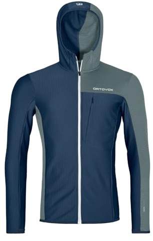 ORTOVOX Unisex Fleece Light Grid Hooded Jkt M Mantel (1er Pack)