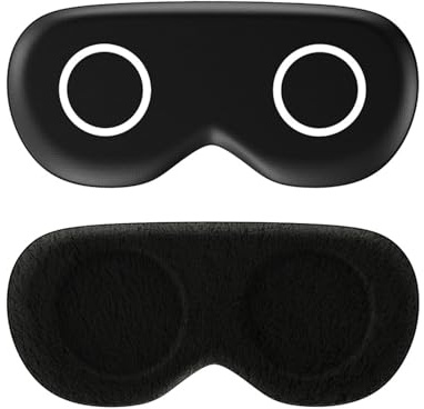 YUULNMOP 2PCS VR Lens Protector Cover Dust Proof Cover Compatible for Meta Quest 3S/Quest 3/Quest 2,Sunlight Blocking Anti-Scratch Washable Protective Sleeve VR Lens Cap