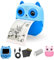 SnapPix Cámara de Fotos Instantáneas para Niños con Papel de Impresión y Tarjeta SD,20MP, Cámara de Fotos para Niños, Regalo para Niños de 3 a 14 años (Azul y Rosa) (Azul)