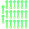 ZWEquipint Hydraulic Brake Bleed Nipple Cap, Anti-Aging Rubber Cover For Disc Brake Calipers,20 Pcs, Compatibility For Bicycles,Bike Components(green)
