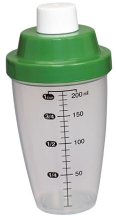 Sharplace Shaker per Bevande Proteiche in Polvere, Multifunzionale, Portatile, Piccolo, Trasparente, con Bilancia, per Bar, Palestra E All'aperto