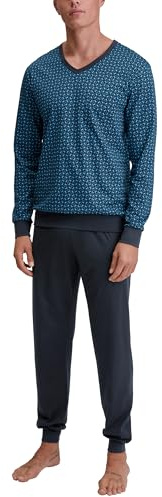 CALIDA Relax Imprint Bündchen-Pyjama Herren Nordic 52-54
