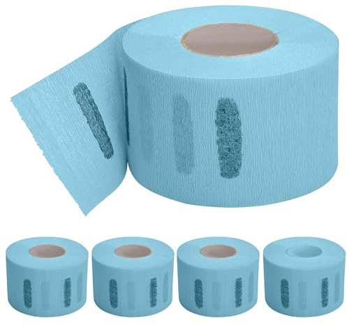 Lot de 5 rouleaux de bande de cou jetables en papier extensible professionnel Accessoires cadeaux