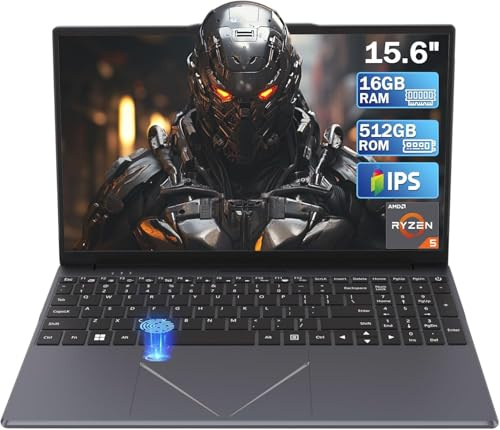 Versatile Laptop 15.6 Full HD 1080p Screen | Ryzen 5 3500U Processor 4-Cores | 16GB DDR4 RAM | 512GB SSD M.2 Storage | Office, Business, Gaming, Lightweight Notebook Computer for Travel & Study Work