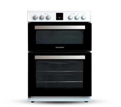 Montpellier MDOI60FW - White 60cm Induction Cooker - Double Oven - A/A Energy