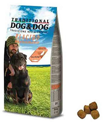 Gheda Hundefutter für Hunde und Hunde, Lachs, 20 kg