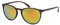 GIN TONIC Sonnenbrille Sunglases braun gold verspiegelt gemusterter Rahmen Leo Optik